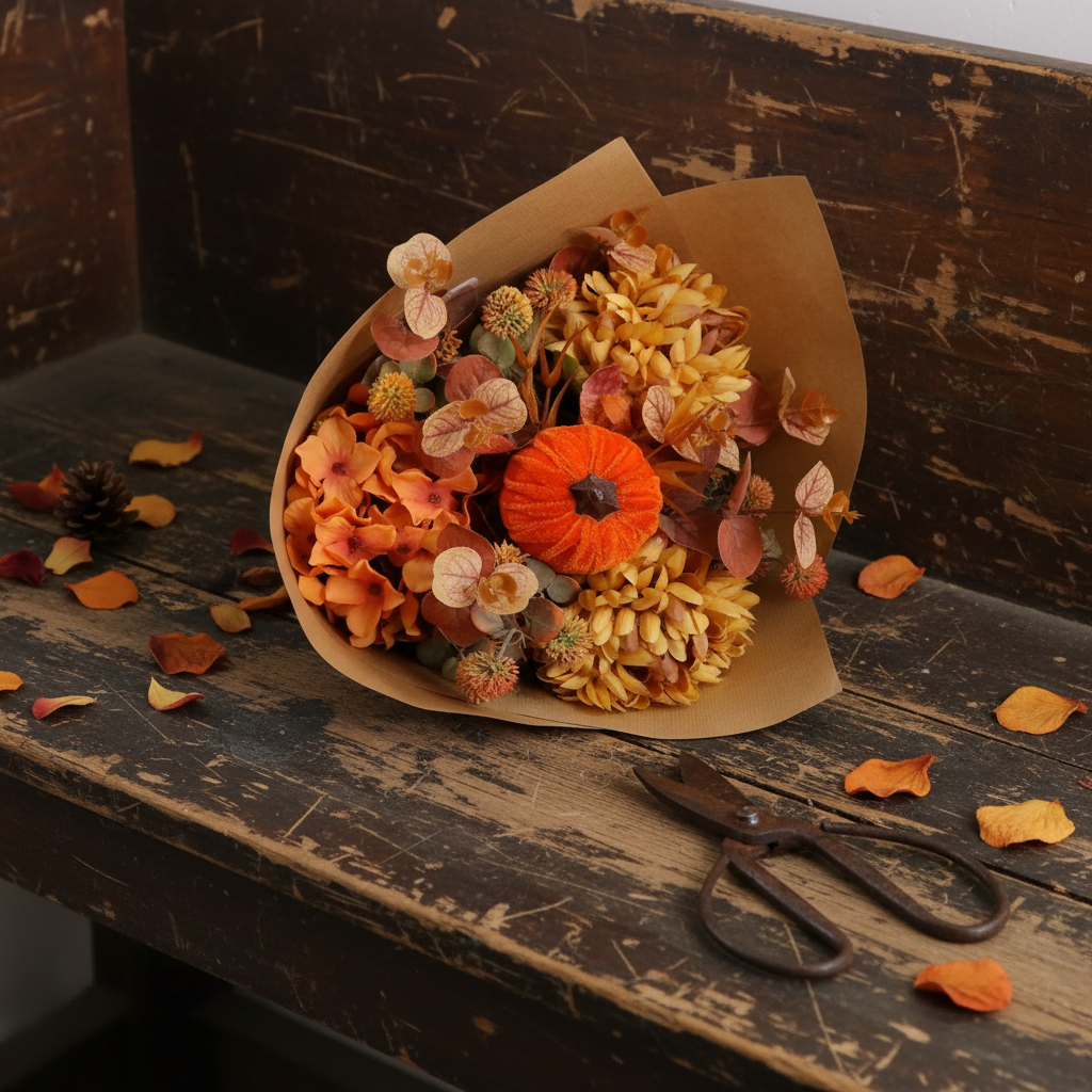Autumn Pumpkin Bouquets
