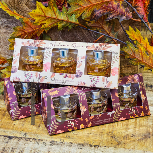 Autumn Spice Reed Diffusers - 3 Pack