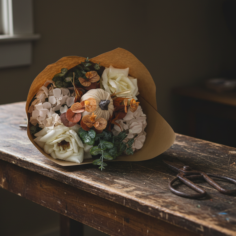 Autumn Pumpkin Bouquets