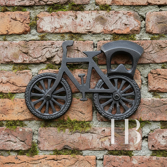 Cast Iron Pedal Bike Bottle Opener