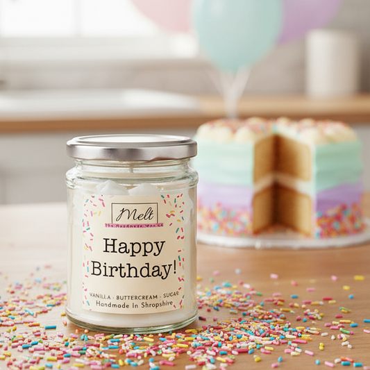Birthday Cake - Jam Jar Candle