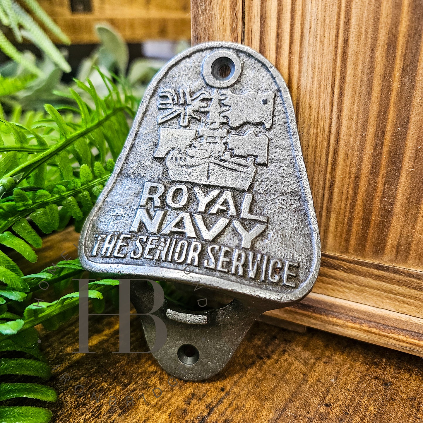 Cast Iron Royal Navy Bottle Opener