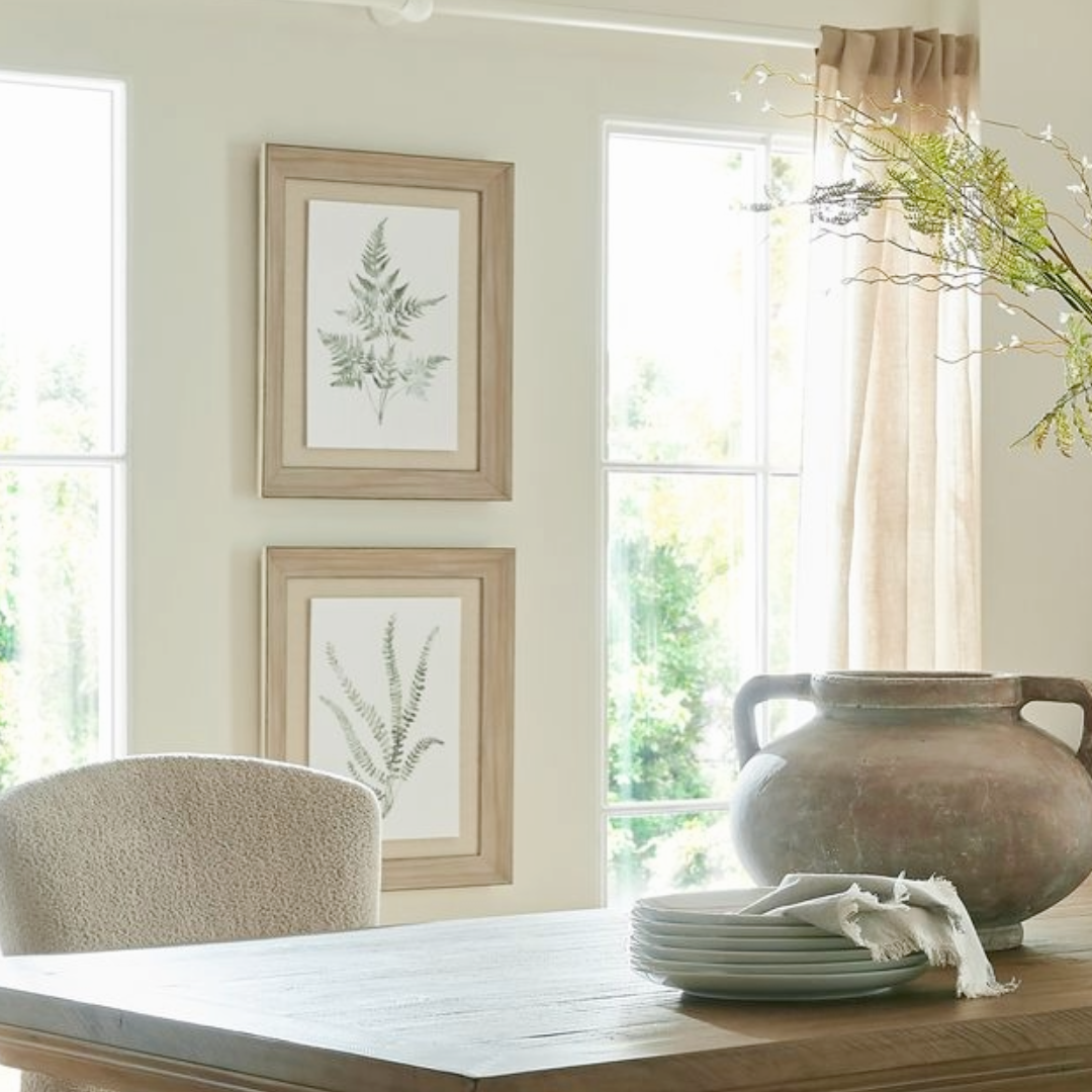 Watercolour Bracken Fern in Frame