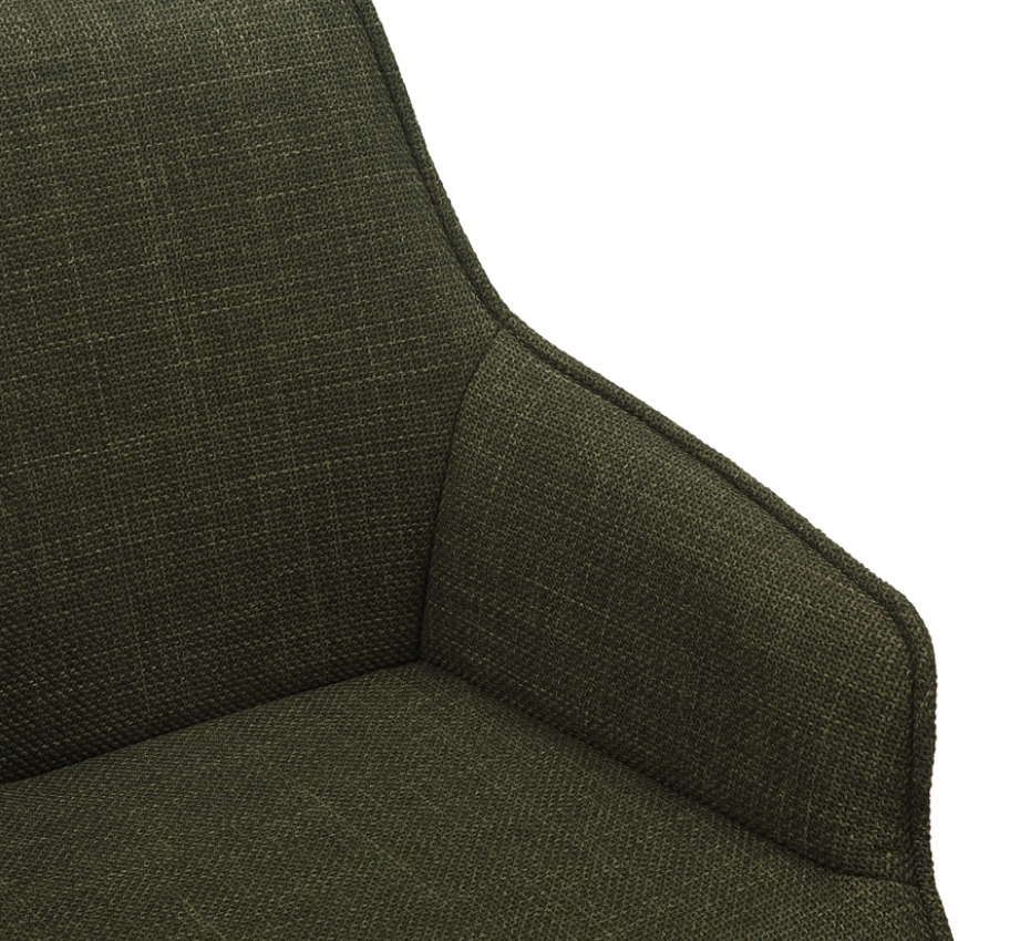 Premium Olive Green Twill Dining Chair