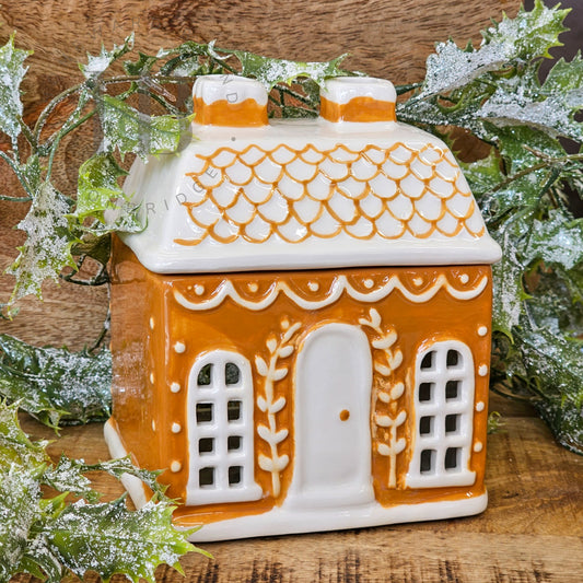 Ceramic Gingerbread House Melt Warmer
