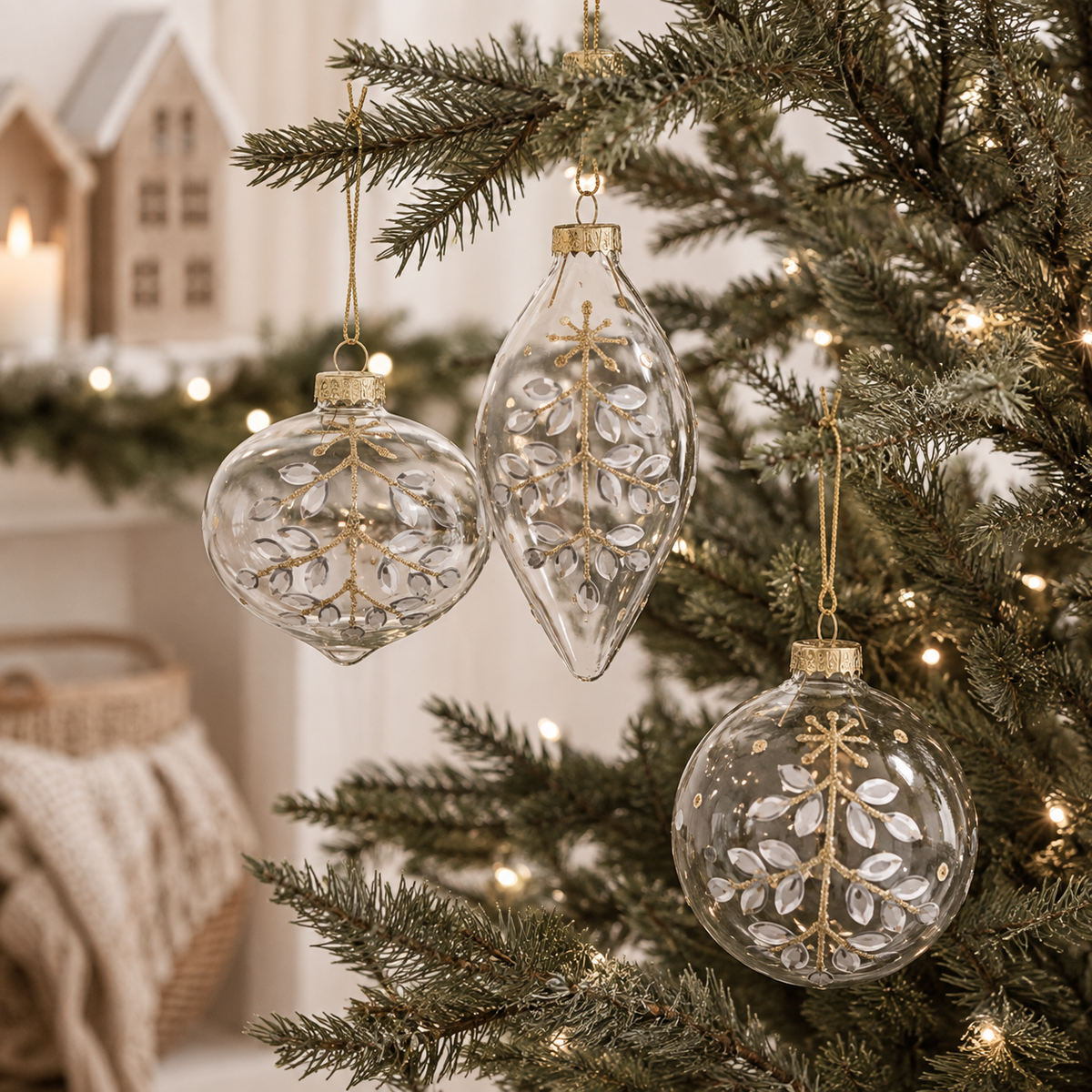 Glass Beaded Baubles