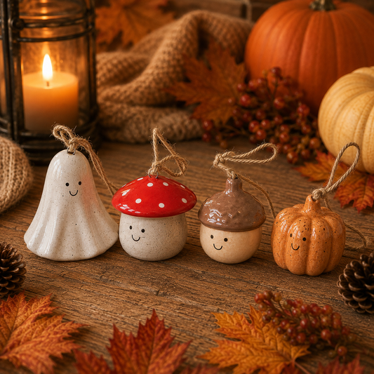 Mini Autumn Ceramic Hangers
