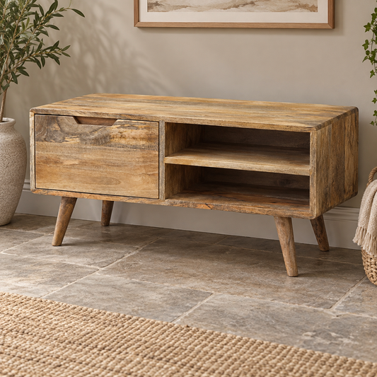 Scandi Mango Coffee Table/TV Unit