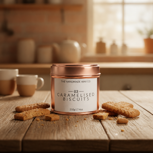 Caramelised Biscuits - Tinned Candle