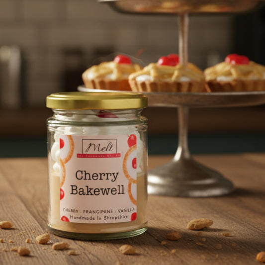 Cherry Bakewell - Jam Jar Candle