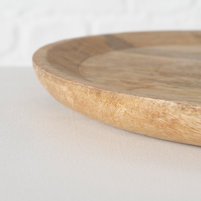 Mango Wood Charger Plates