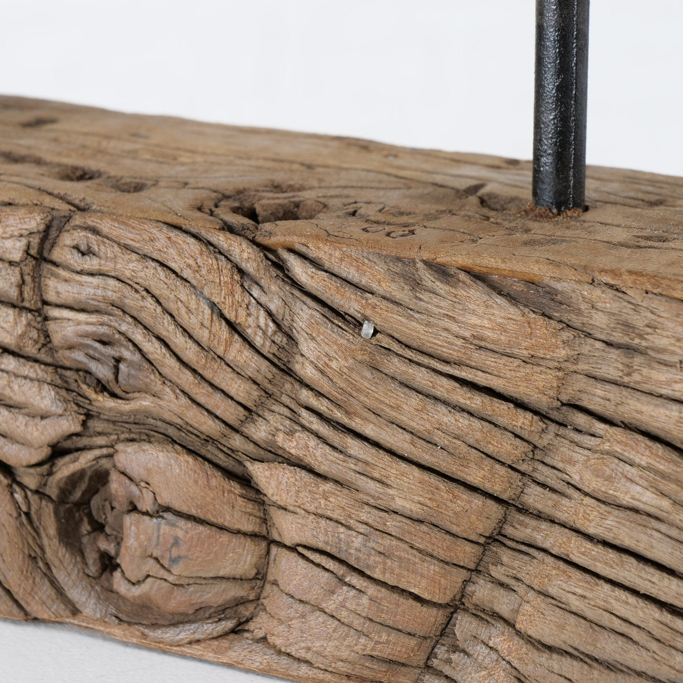 Recycled Wood Candle Holder