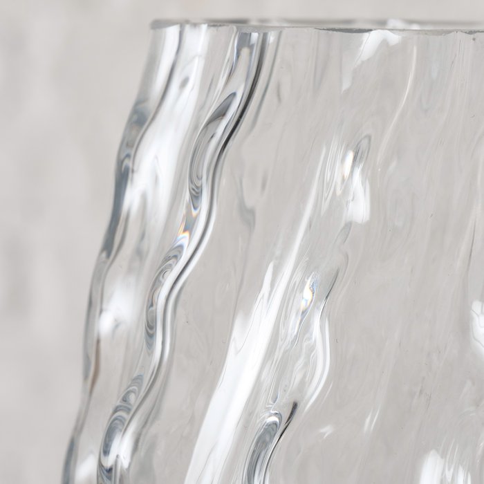 Textured Glass Vase