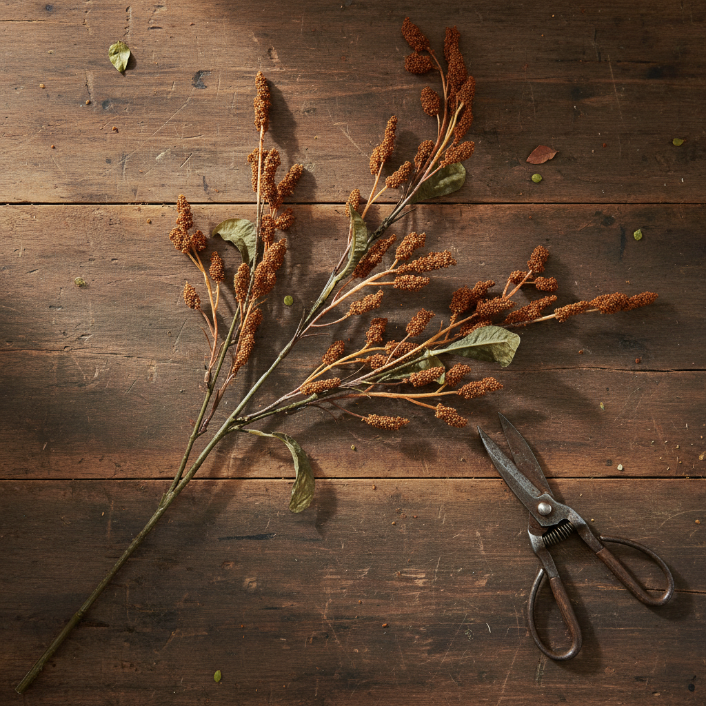 Dried Touch Artificial Grain Sorghum