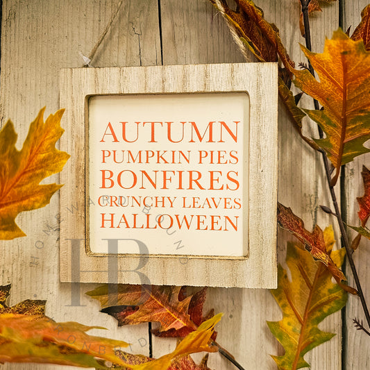Autumn Hanging Sign