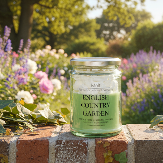 English Country Garden - Jam Jar Candle