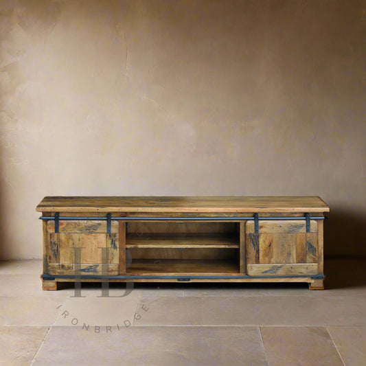 Rustic Mango Large TV Cabinet