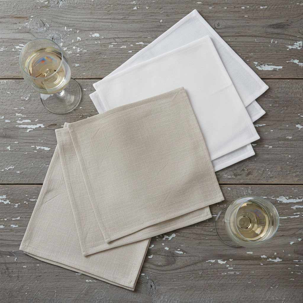 Cotton Napkins - Packs of 4