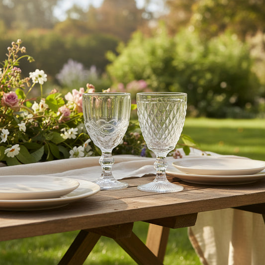 Aurora Glass Goblets - Clear