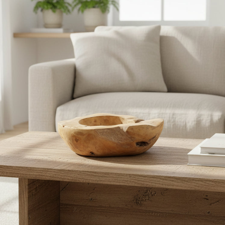 Teak Root Bowl