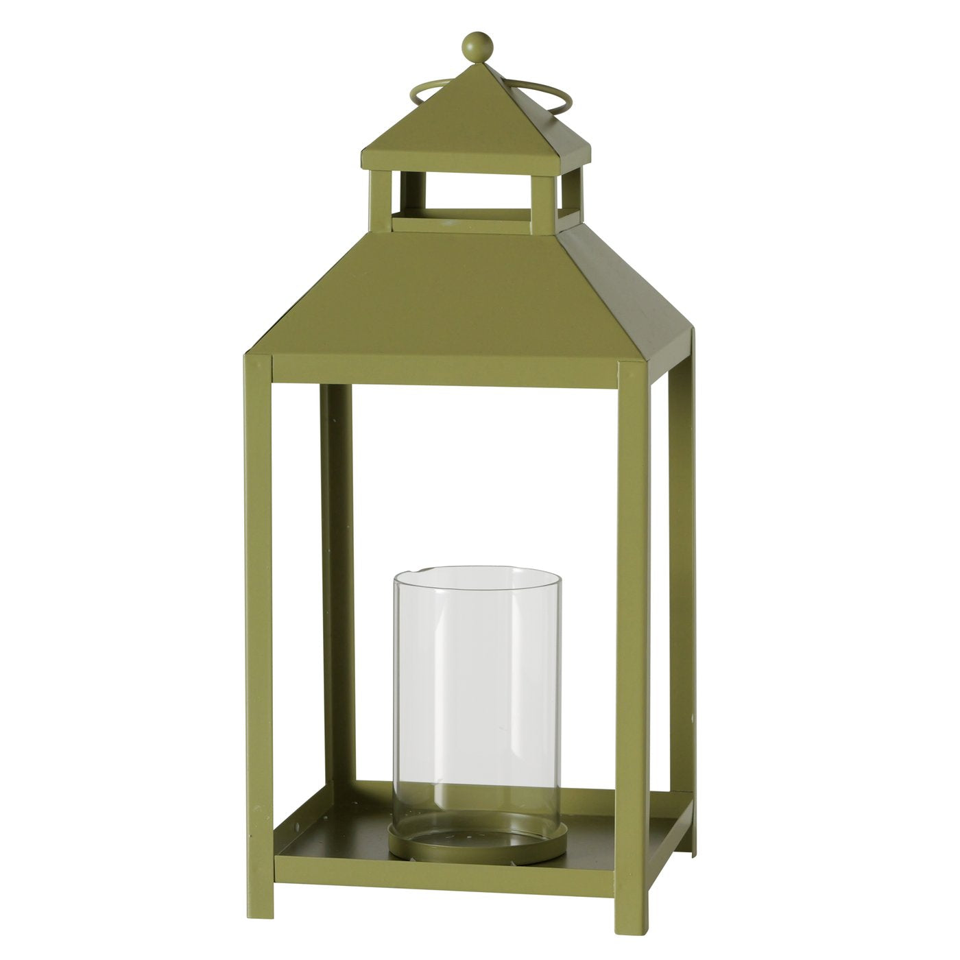 Green Metal Lanterns
