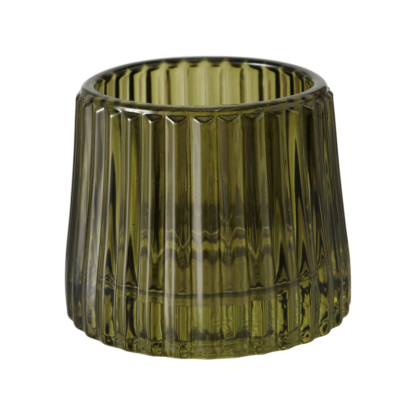 Glass Tealight Holders - Green