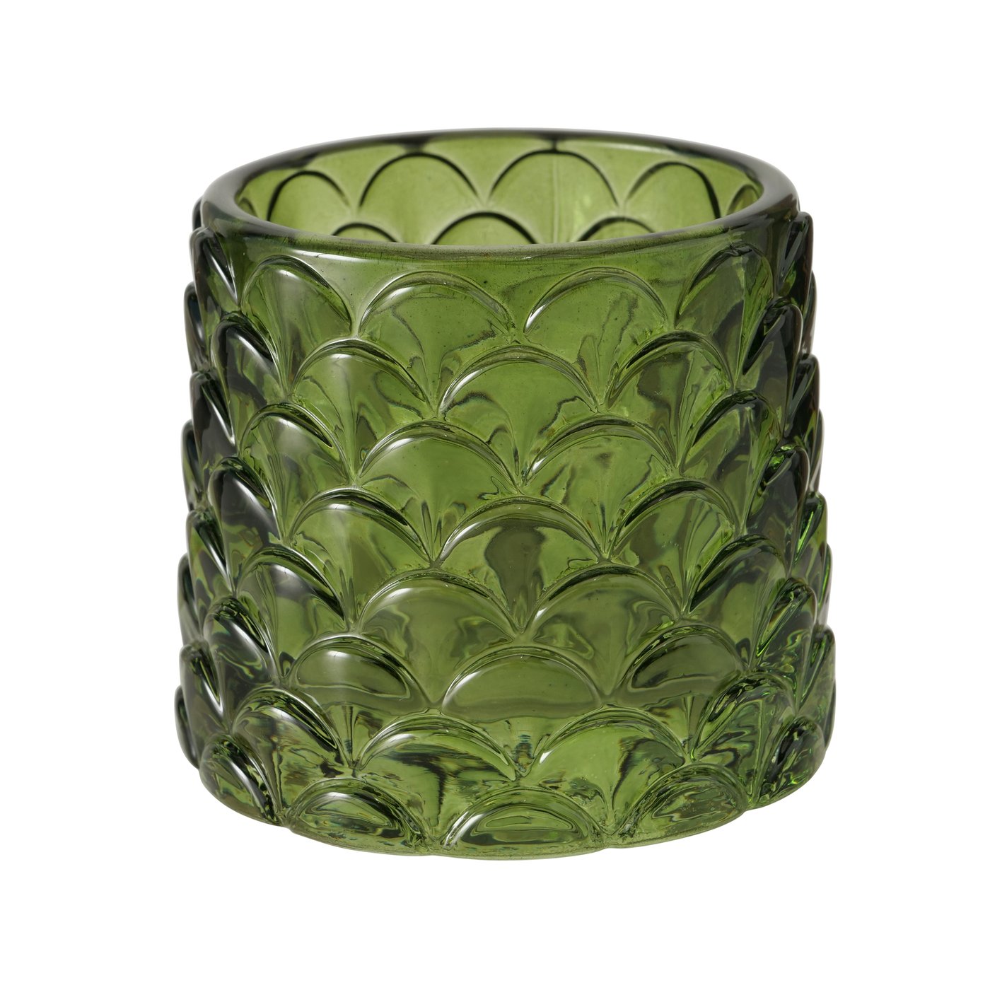 Glass Tealight Holders - Green