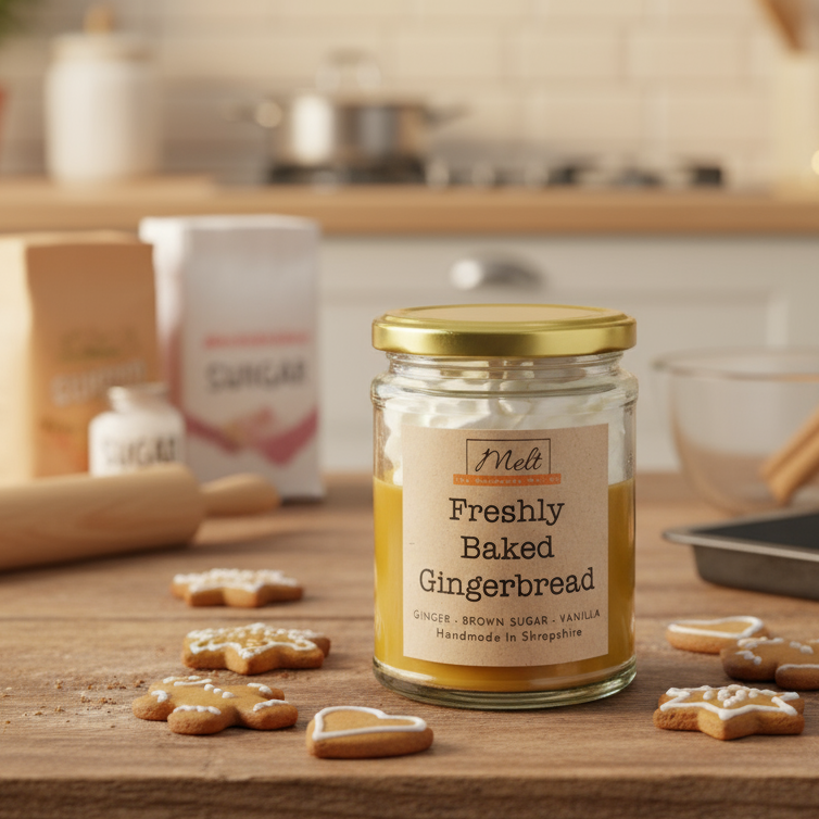 Freshly Baked Gingerbread - Jam Jar Candle