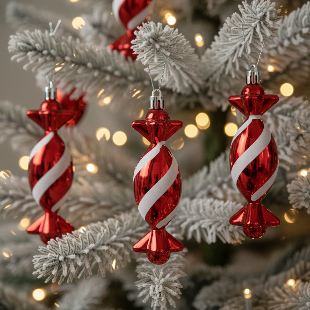 Striped Sweet Decorations - 2 Pack