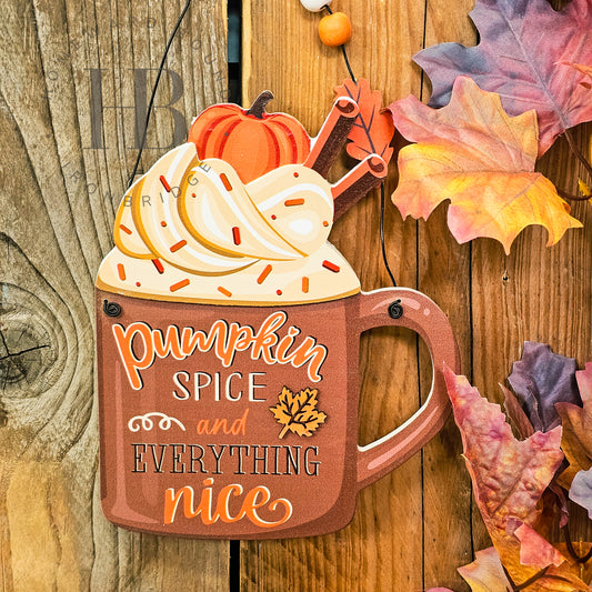 Pumpkin Spice Sign