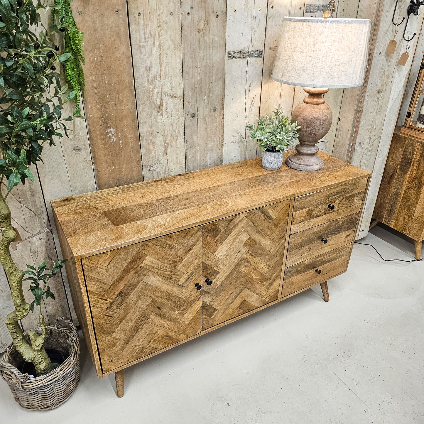 HB Bespoke - Large Herringbone Sideboard