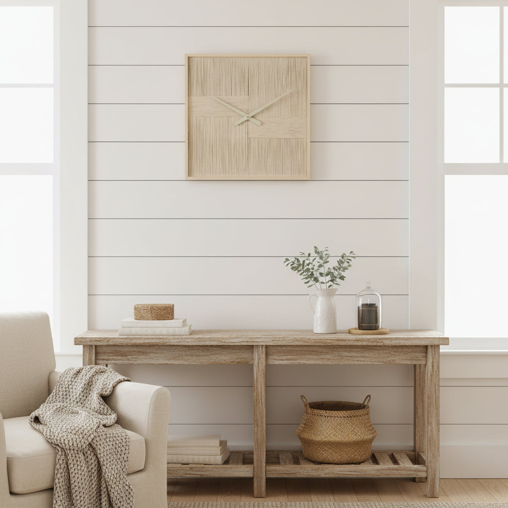 Woven Thread Wall Clock - 60cm
