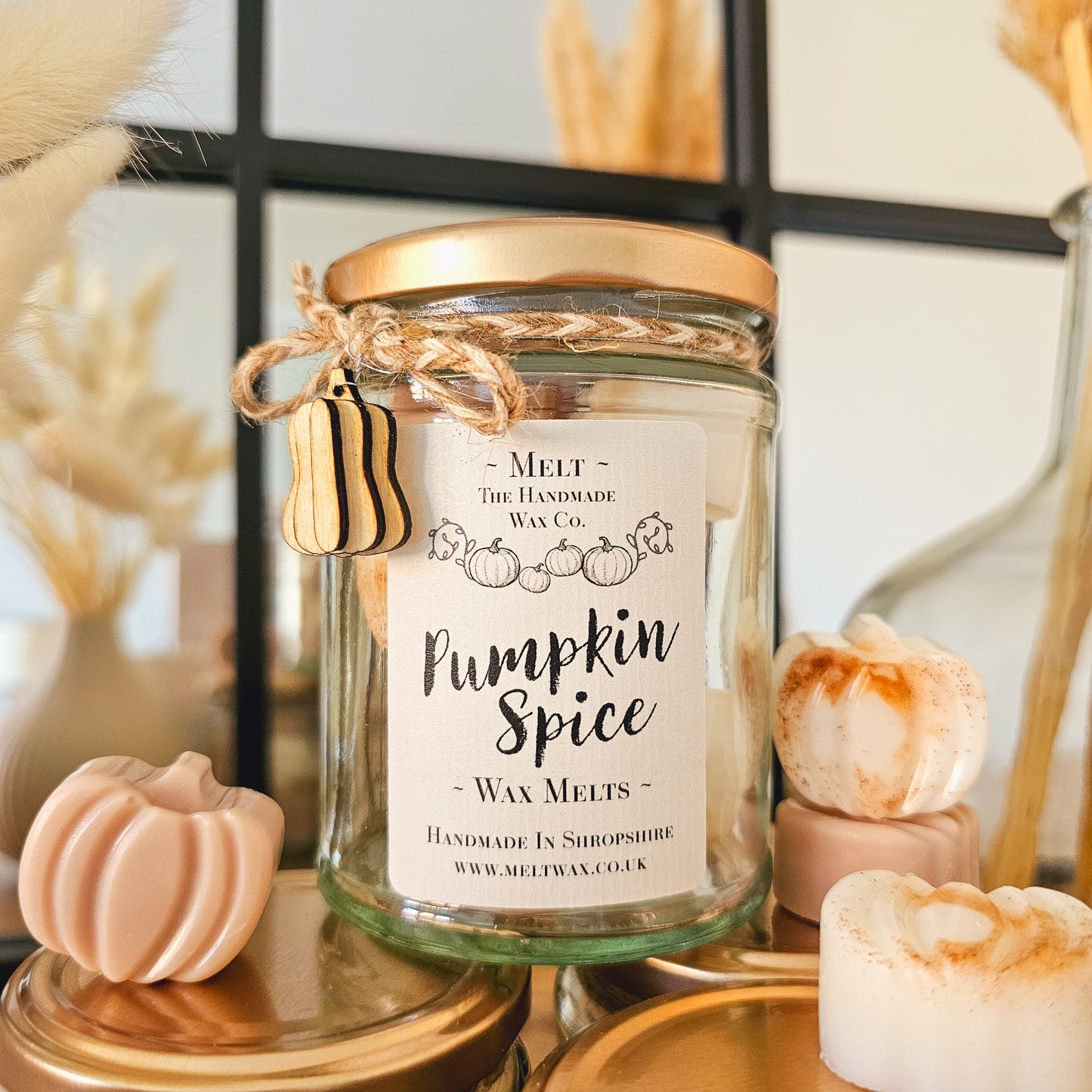 Pumpkin Spice Wax Melt Jars