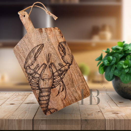 Lobster 50cm Mango Display Board