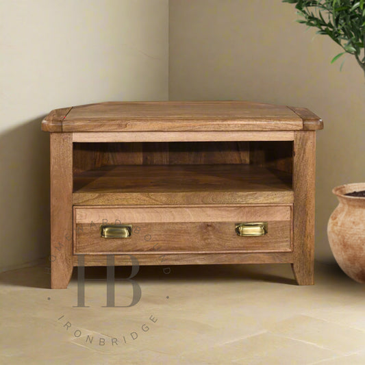 Farmhouse Mango Corner TV Unit