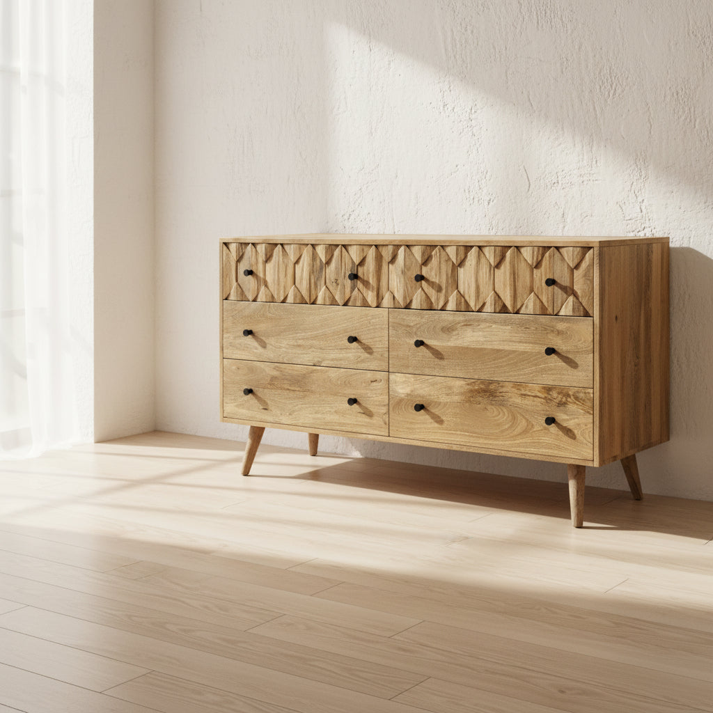 HB Bespoke - Hex Mango Chest of Drawers