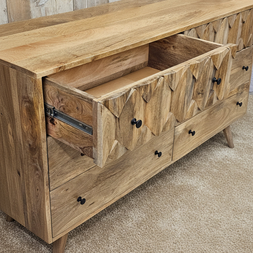 HB Bespoke - Hex Mango Chest of Drawers