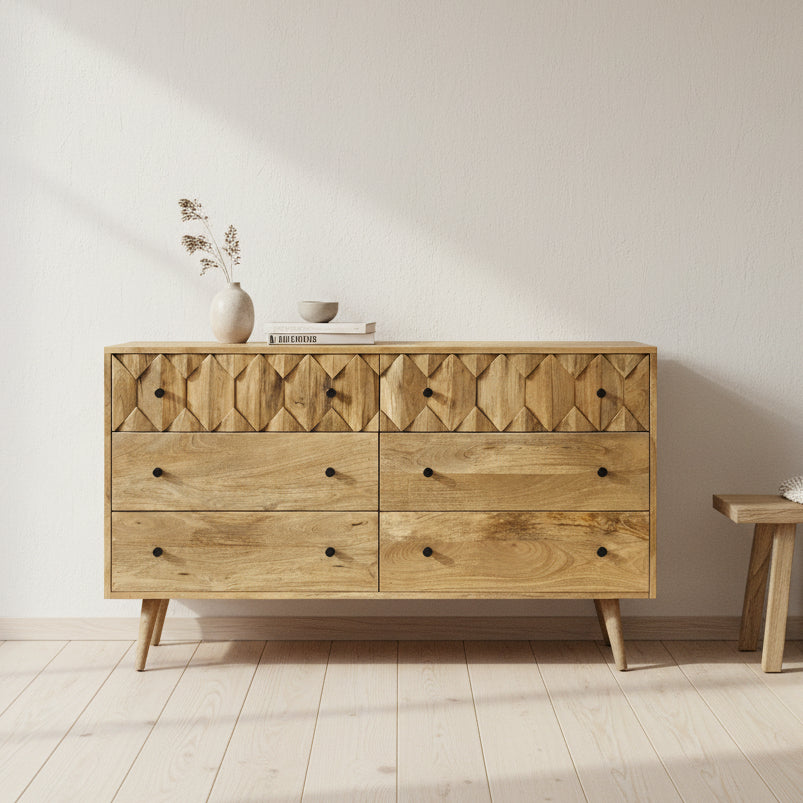 HB Bespoke - Hex Mango Chest of Drawers