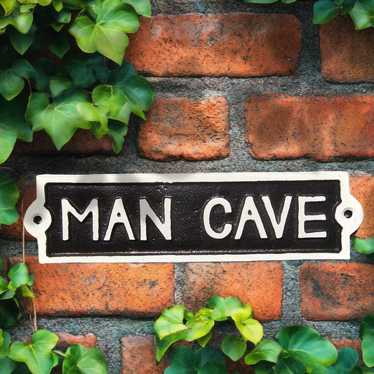 Man Cave - Cast Iron Sign