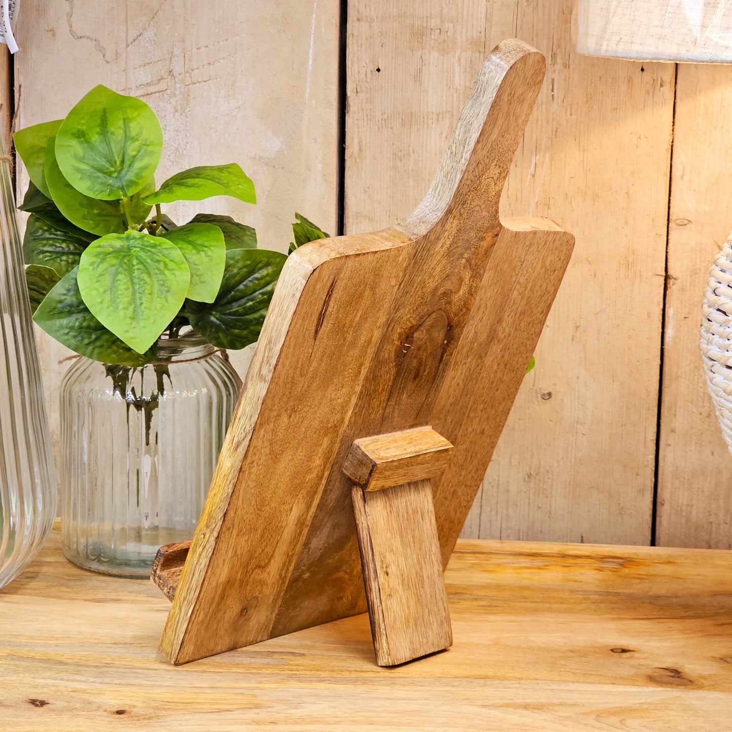 Solid Mango Recipe Book Stand