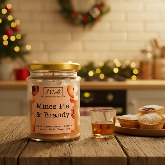 Mince Pie & Brandy - Jam Jar Candle