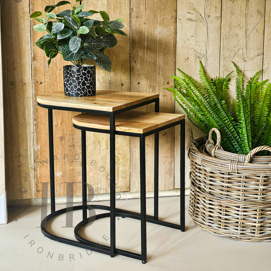 Half Round Large Nest of Tables