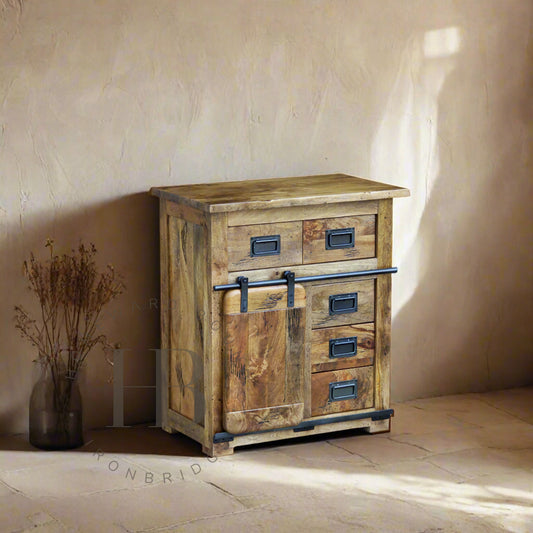 Rustic Mango Hall Cabinet