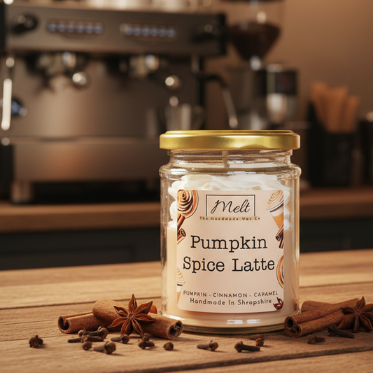 Pumpkin Spice Latte - Jam Jar Candle