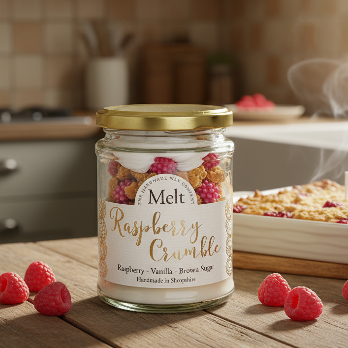 Raspberry Crumble - Jam Jar Candle