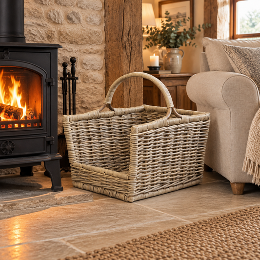 Glenweave Sturdy Log Basket - Large