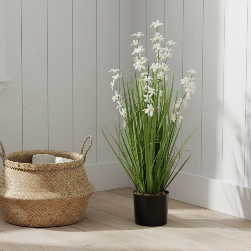 Large Artificial Daisy Plant in Pot