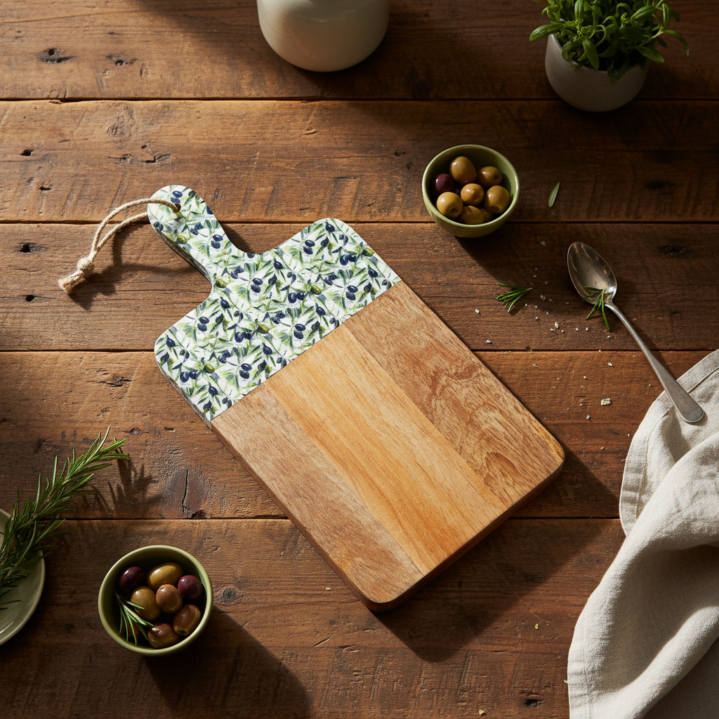 Small Olive Grove Serving/Chopping Board - Mango Wood