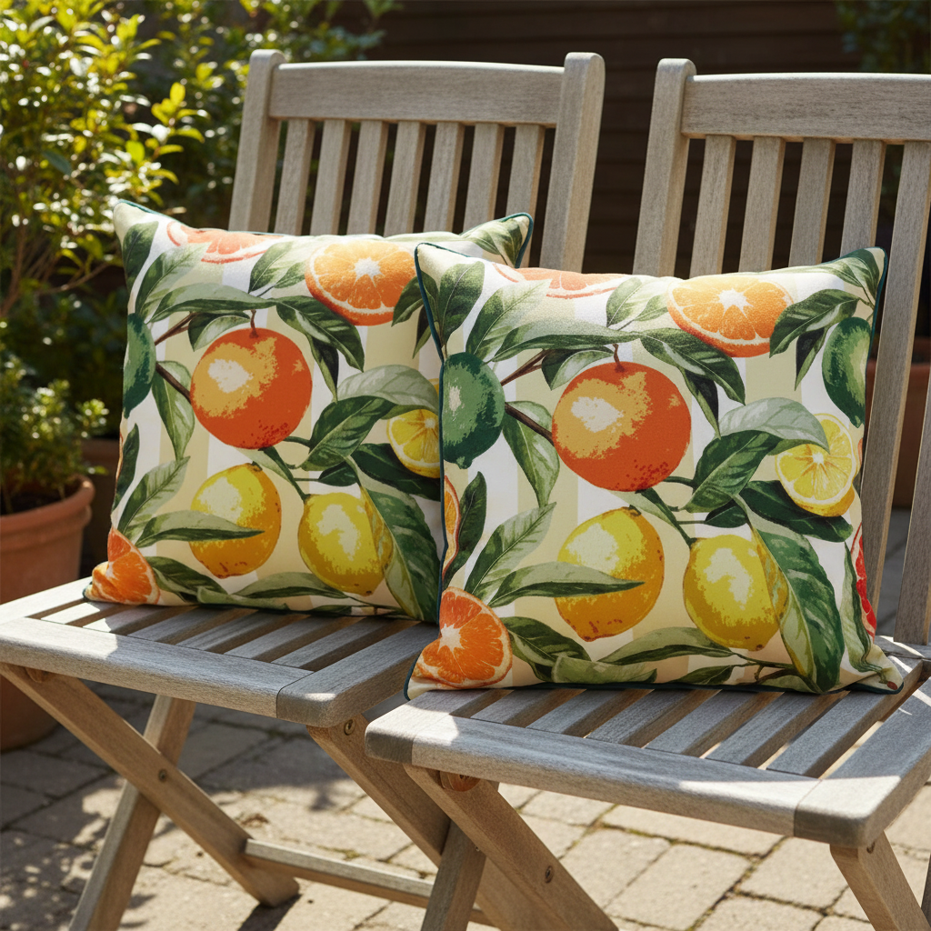 Citrus Zest Seat Cushion 45cm