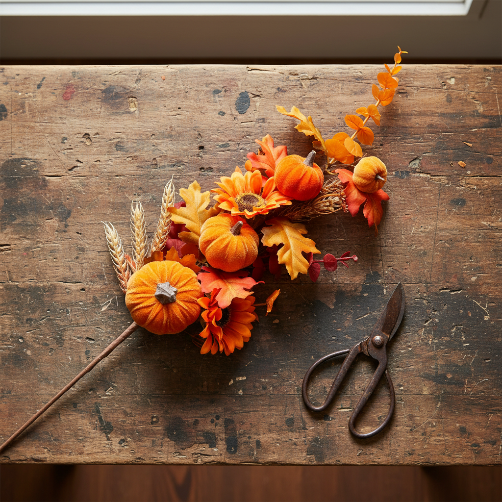 Large Autumn Harvest Mix Stem